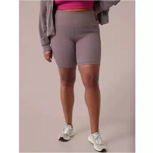 Athleta x Alicia Keys Keys Elation Rib 9"‎ Short Purple Size 2X